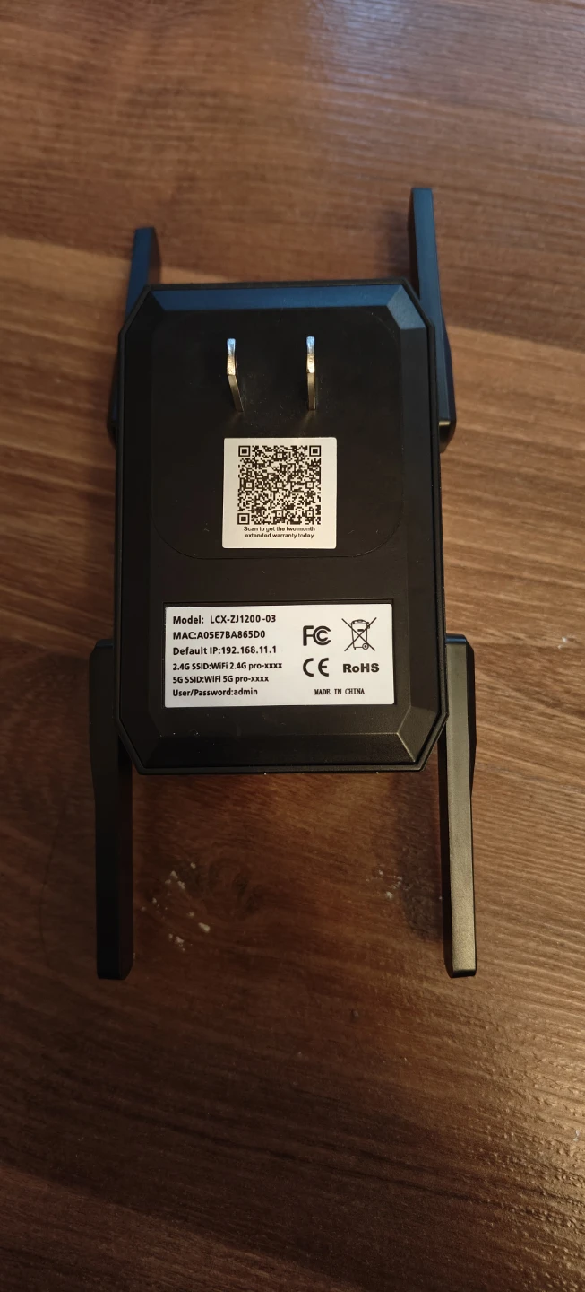 LCX-ZJ1200-03 WiFi Range Extender - photo 2