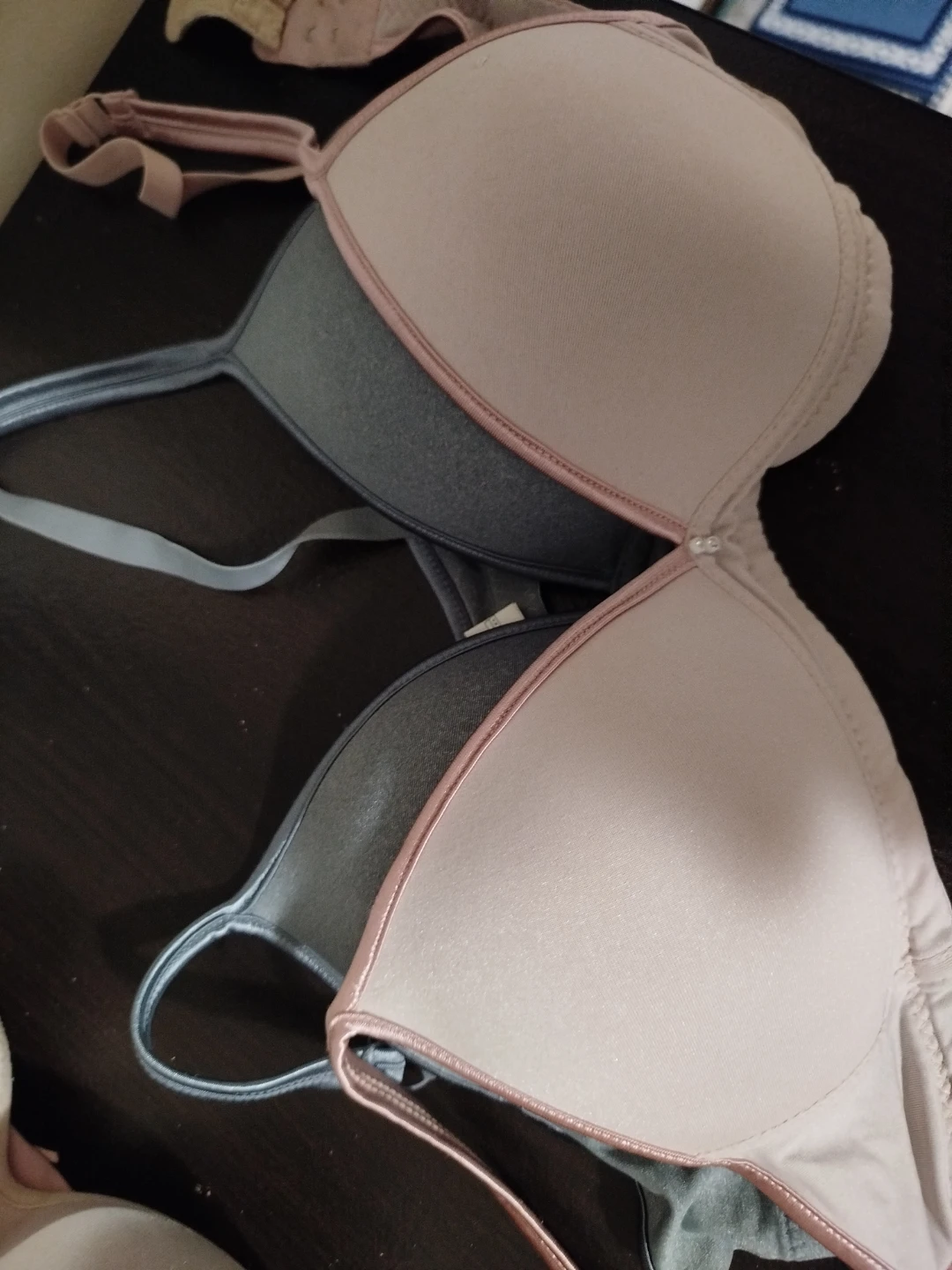 Bra set - Beige and Grey