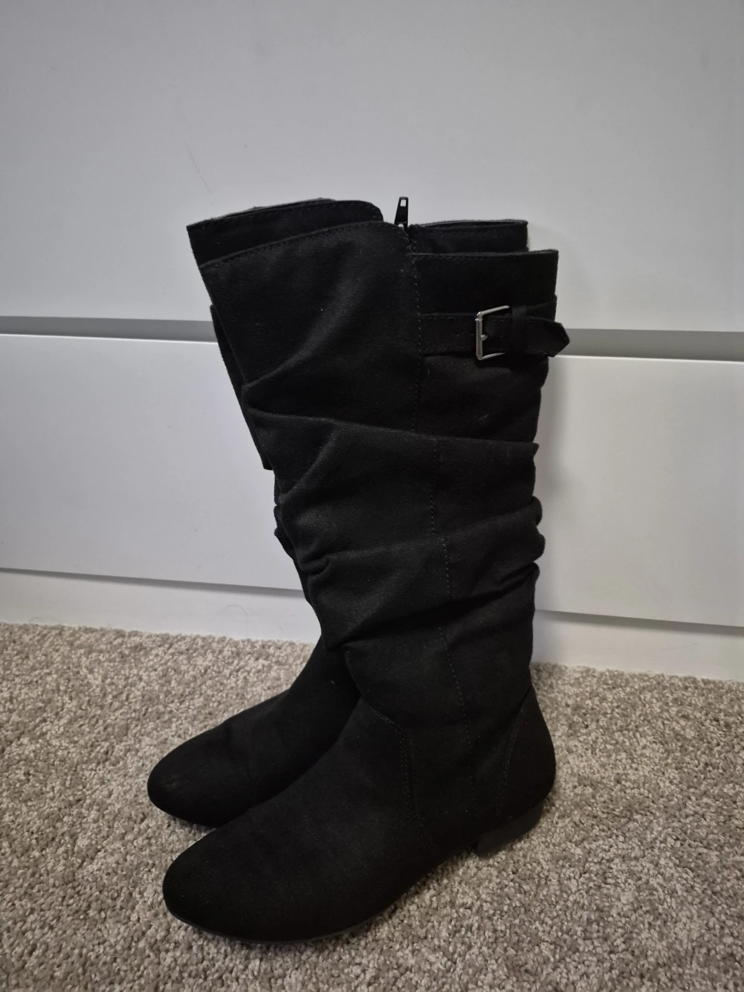 Lower East Side Raven Black Boots Size 6.5 - photo 2