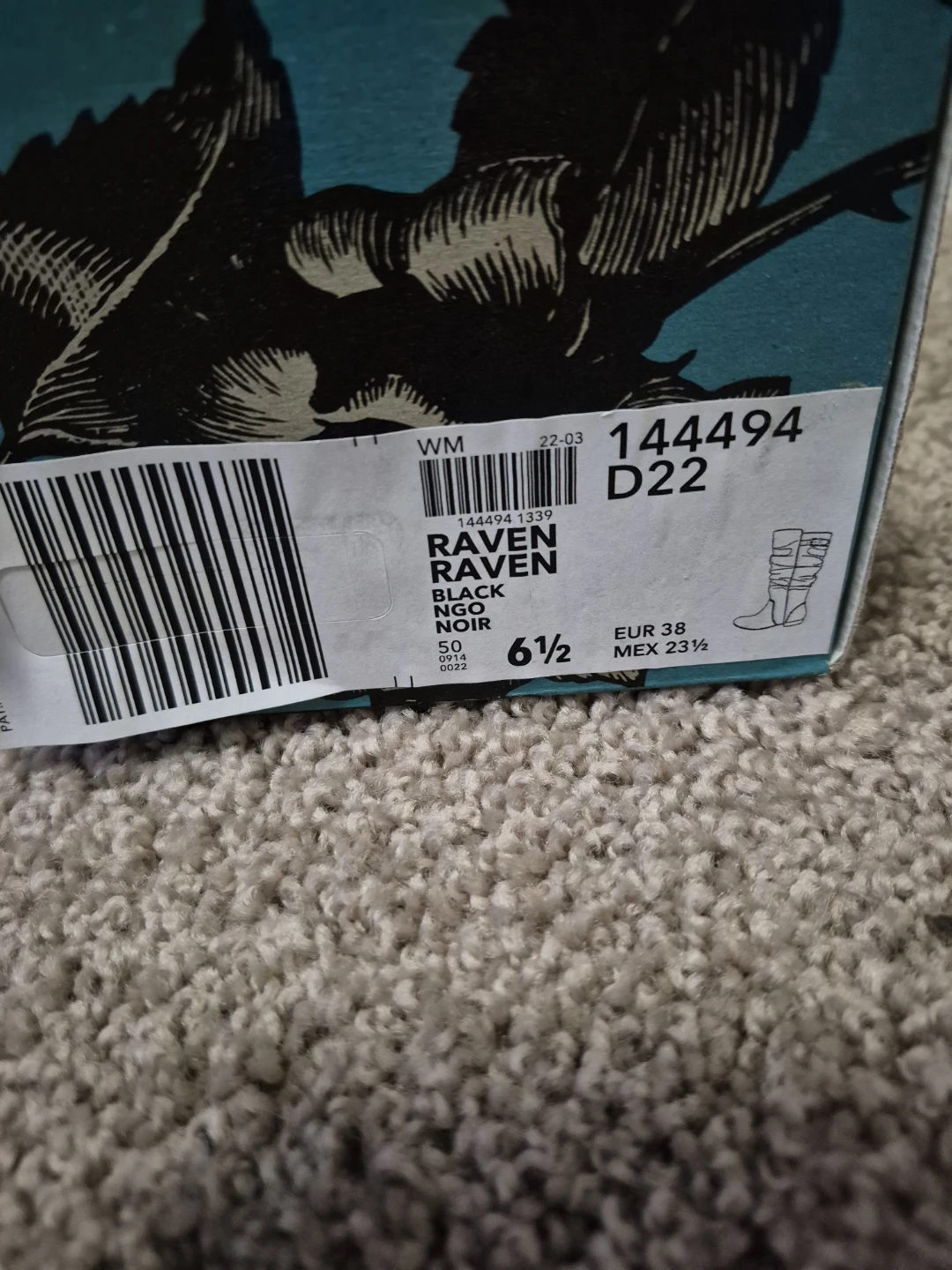 Lower East Side Raven Black Boots Size 6.5 - photo 5