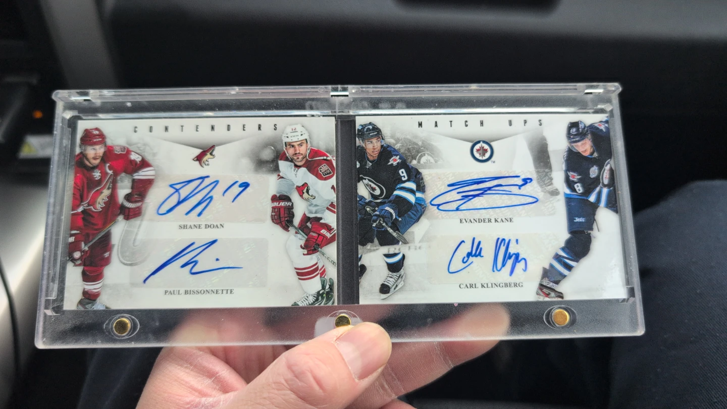 Panini Contenders Hockey Card - Shane Doan, Paul Bissonnette - photo 3