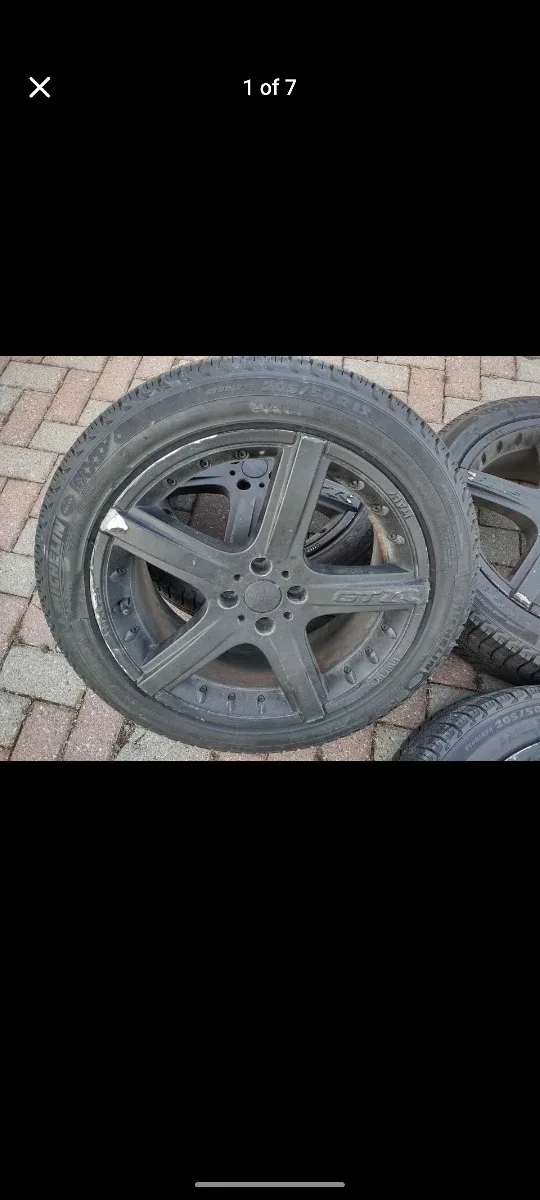 #cleanout Rims with winter tires for Honda civic 2001-2005 image indicator(6)