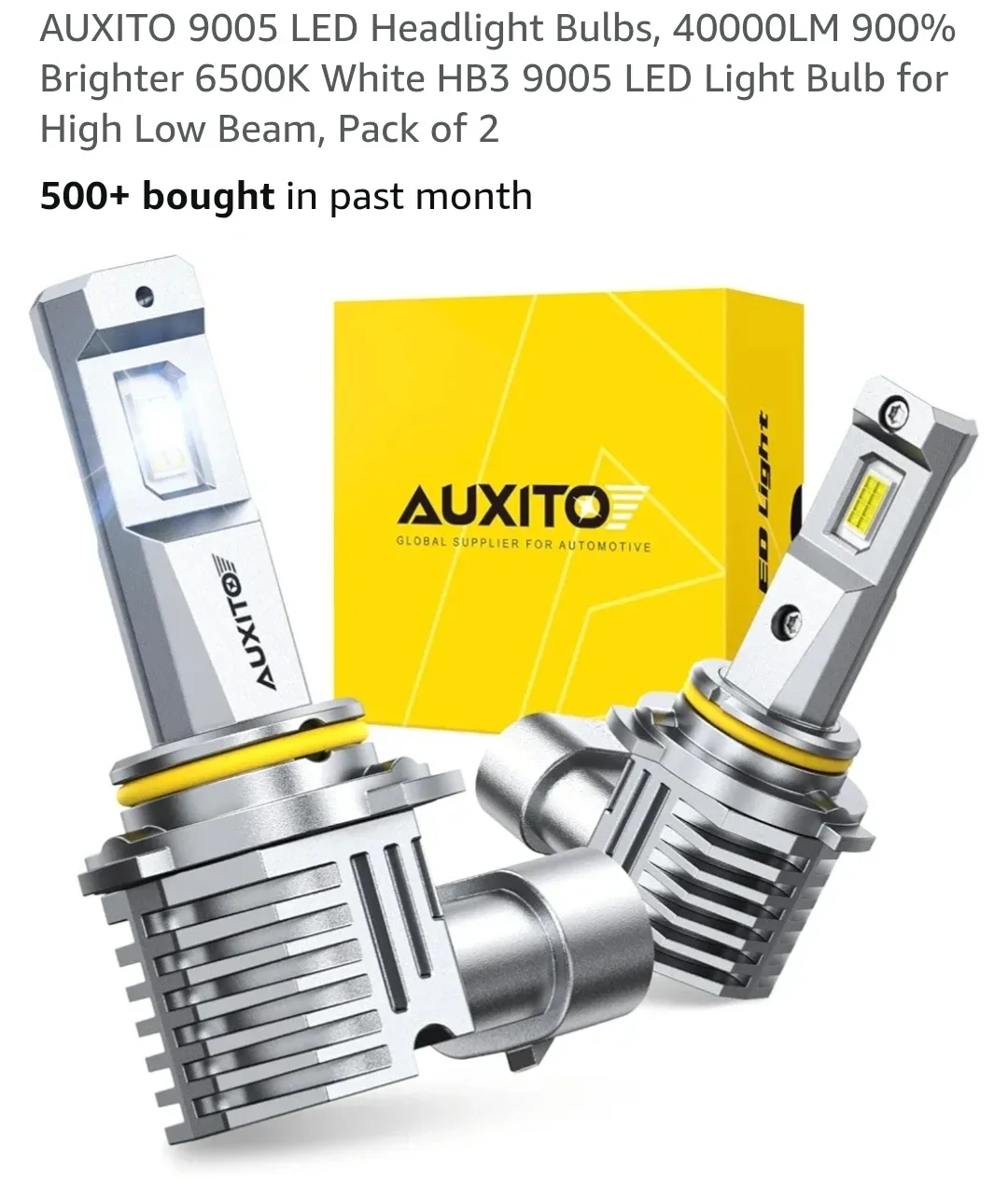 AUXITO 9005 LED Headlight Bulbs