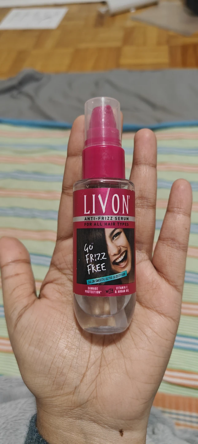 Livon Anti-Frizz Serum for All Hair Types