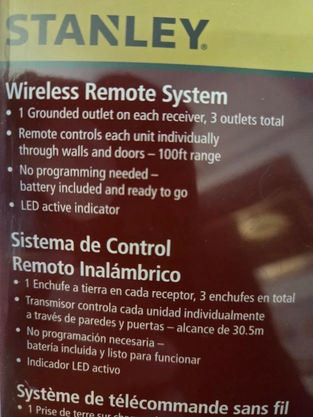 Stanley wireless remote system image indicator(3)