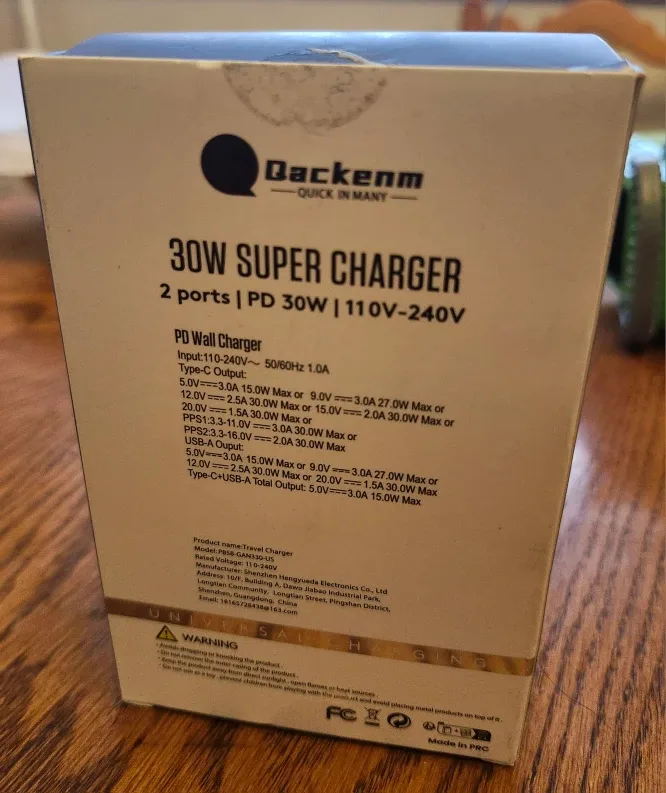 Dackenm 30W Super Charger - Universal Charging image indicator(2)