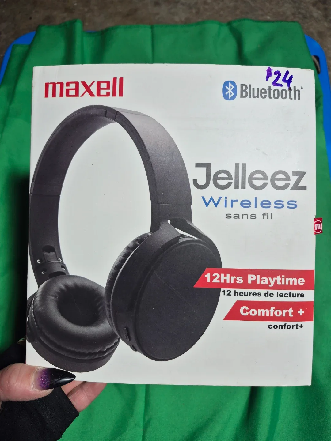Maxell Jelleez Wireless Headphones - Black