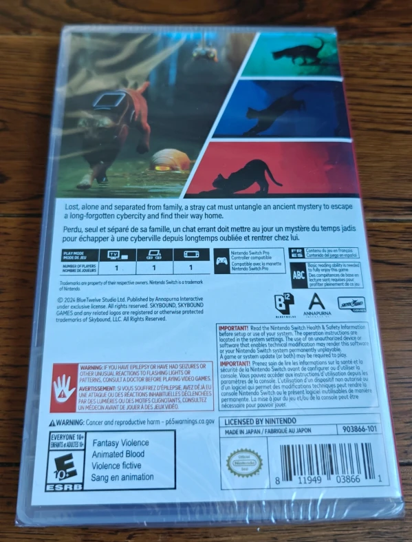 Stray for Nintendo Switch, Switch 2 (new, sealed) 🎁 🎄😺🐈 - photo 3