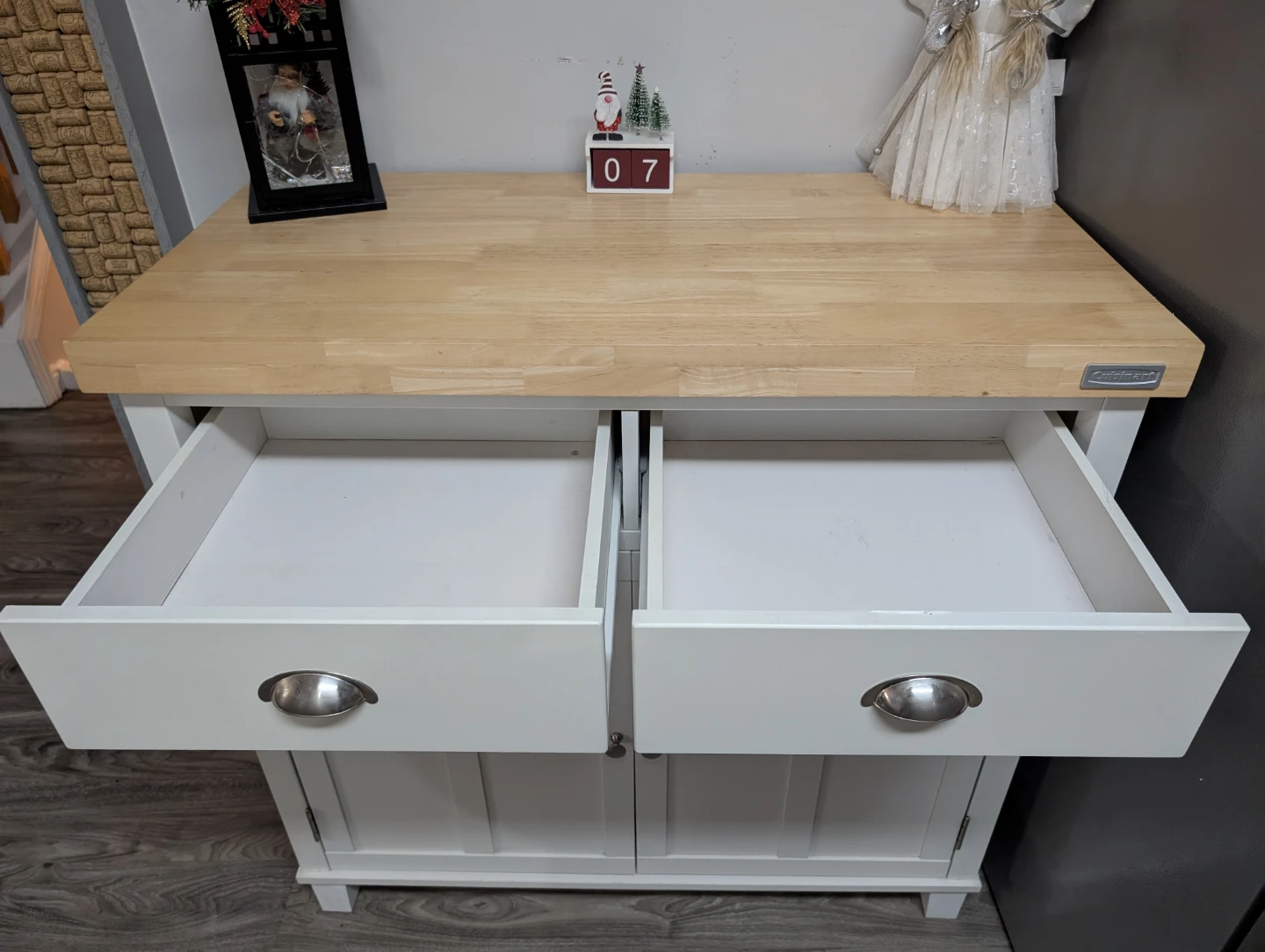 Kitchen Island with Butcher Block Top - photo 3