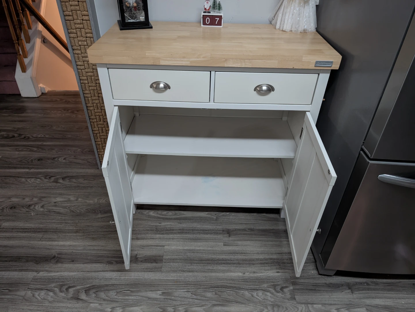 Kitchen Island with Butcher Block Top - photo 4