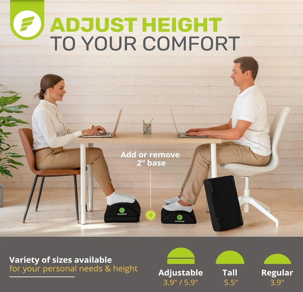 ErgoFoam Adjustable Foot Rest - Like New! - photo 5