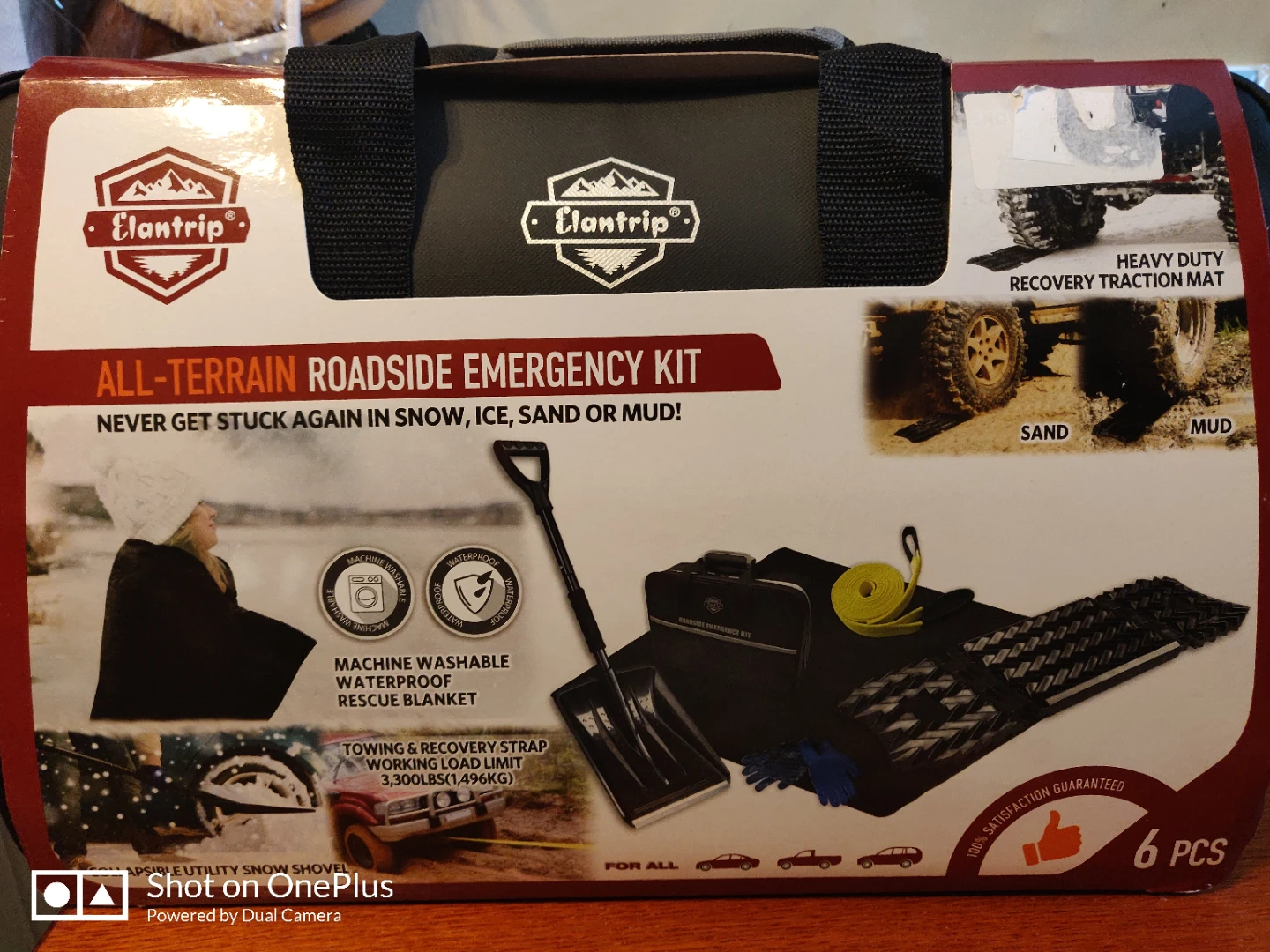 Elantrip All Terrain Roadside Emergency Kit Towing