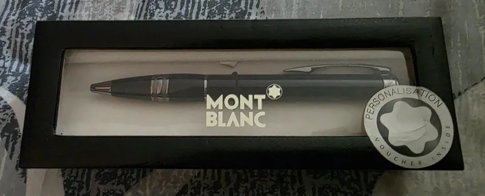 Montblanc StarWalker Midnight Black Resin Ballpoint Pen - New