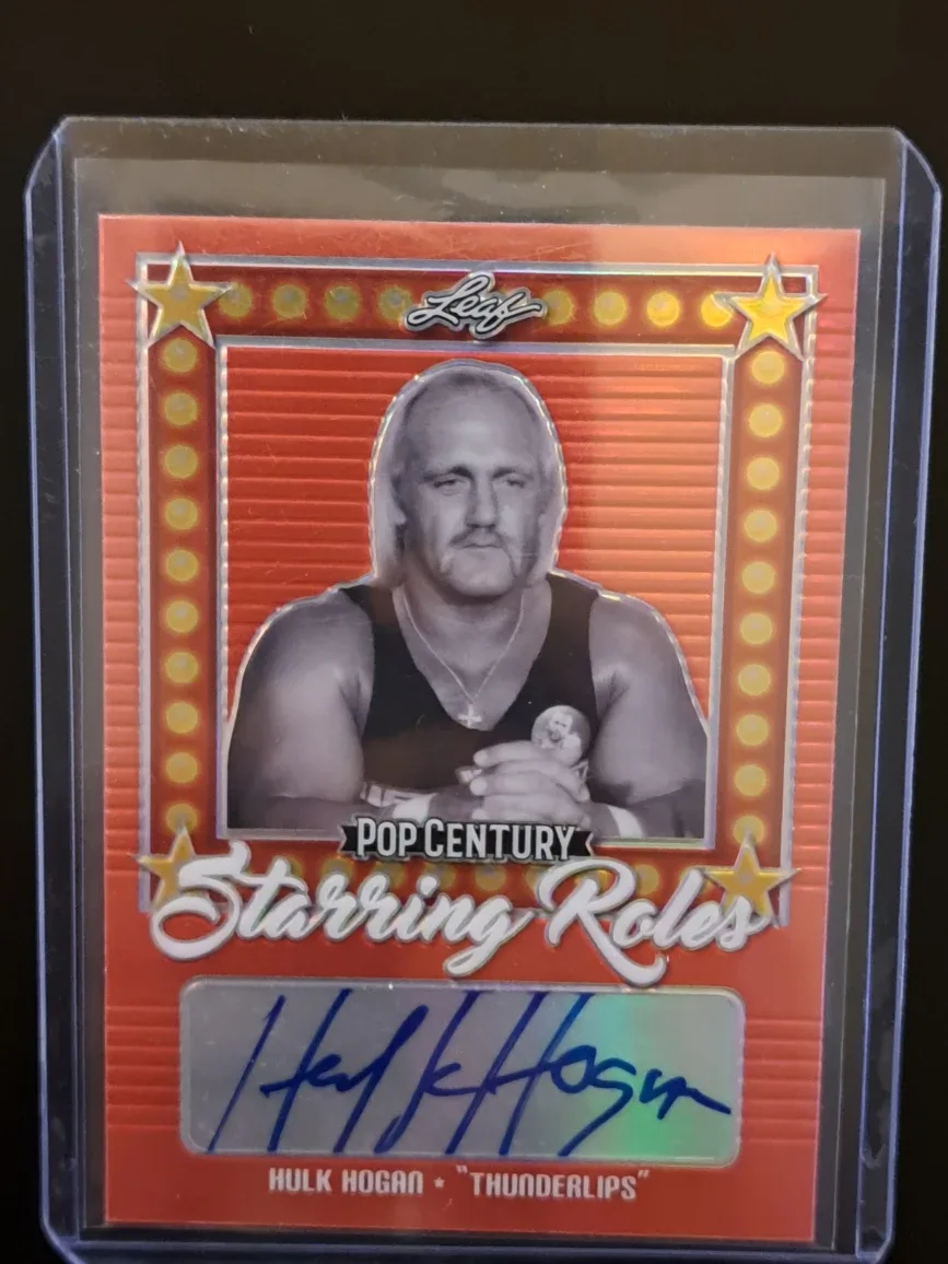 Leaf Hulk Hogan Autographed Trading Card 1/3!!!