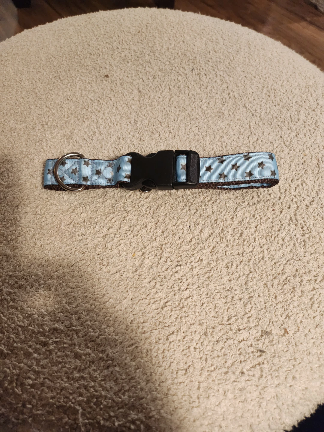 Medium Size - Blue Star Pattern Dog Collar