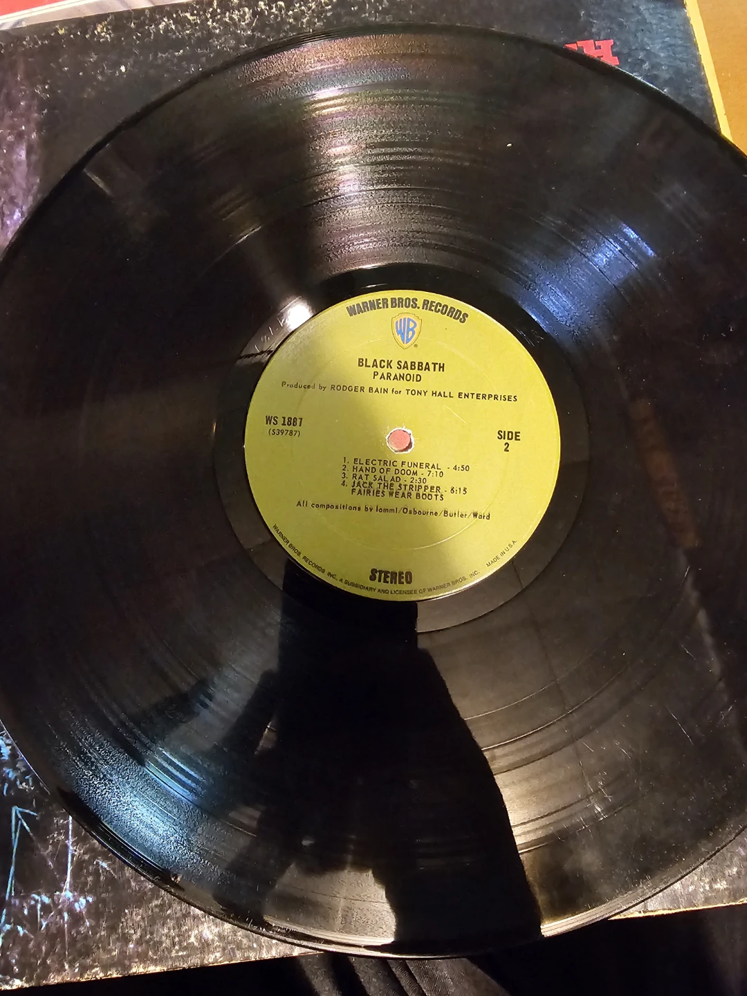 Black Sabbath - Paranoid Vinyl Record - photo 3