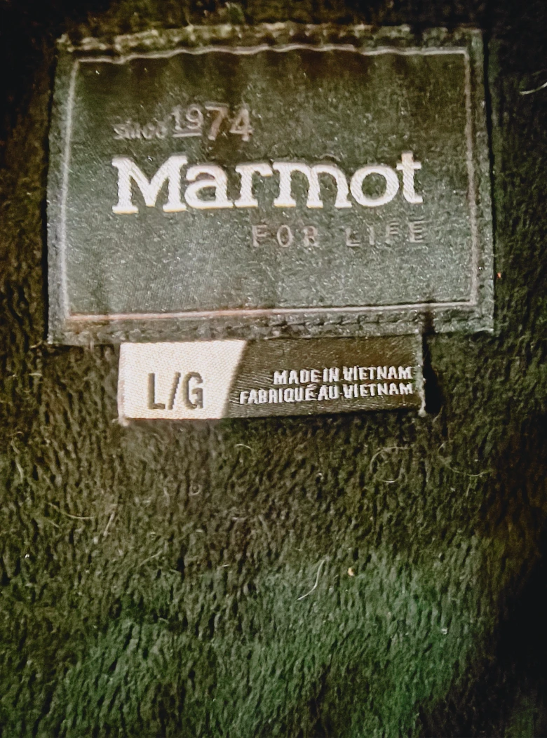 #Cleanout Marmot kids Black Down Puffer Coat - Size L used - photo 5