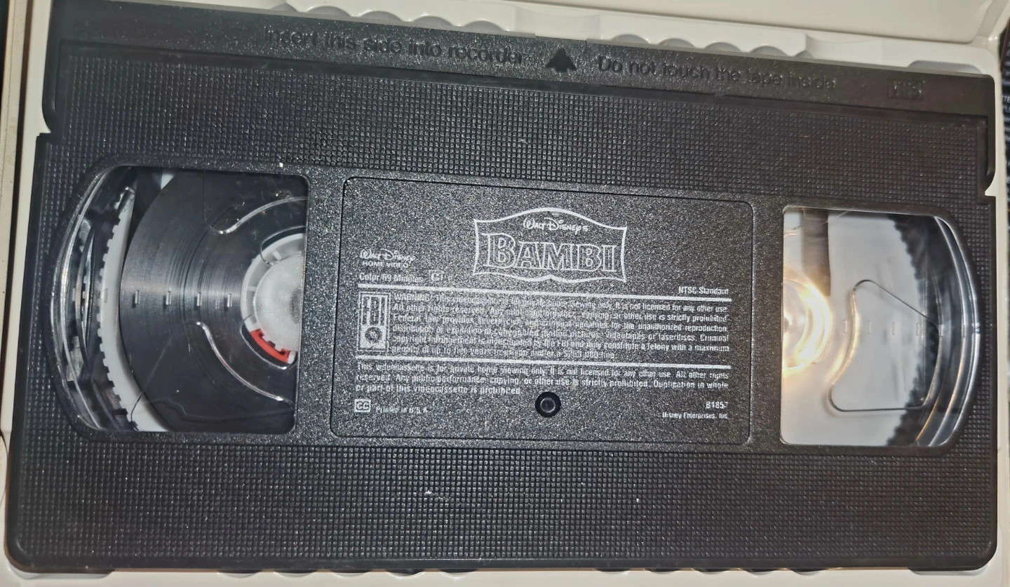Walt Disney's Bambi VHS Tape