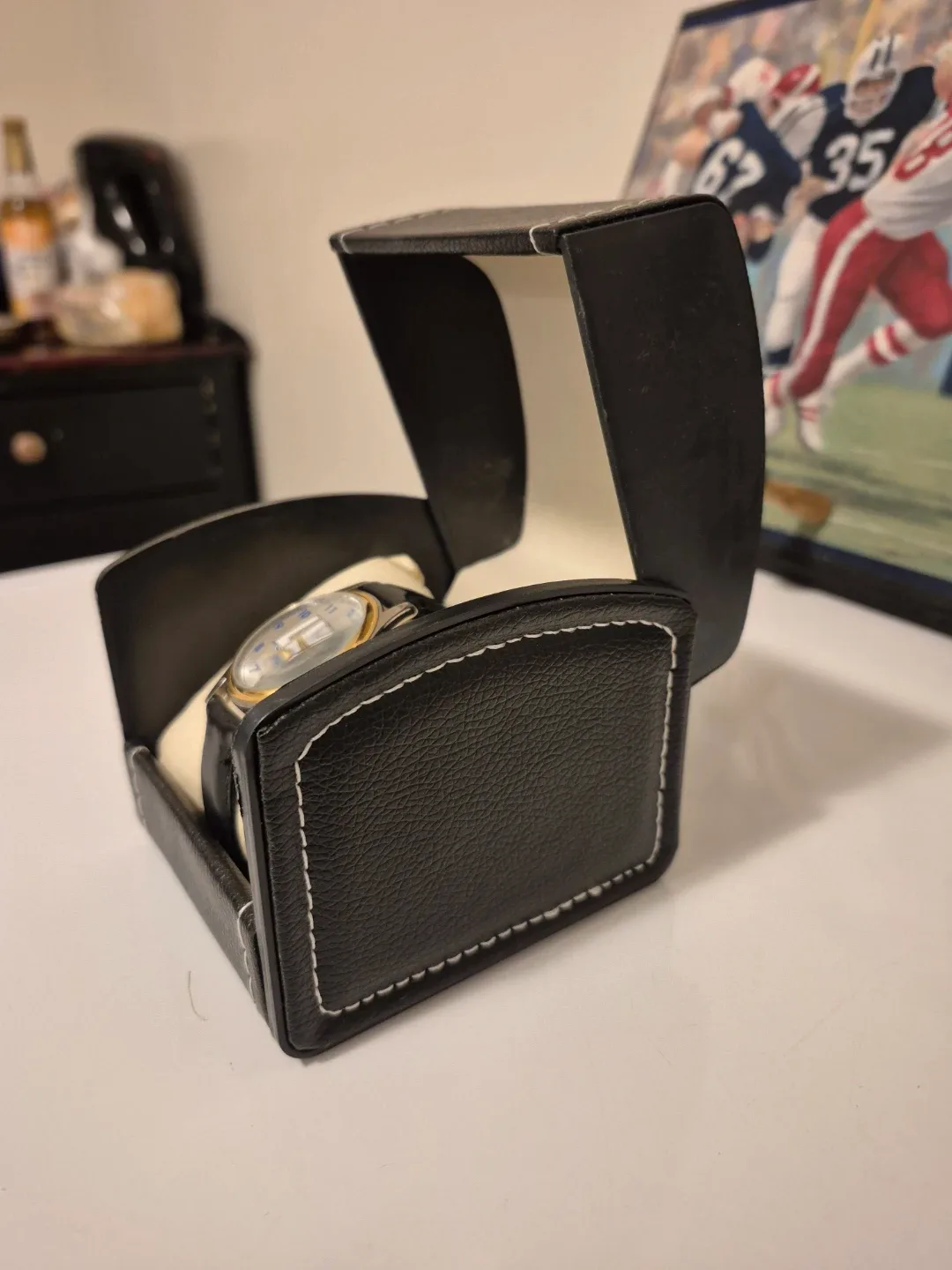 NFL Detroit Lions Fantasma Watch with Box #Cleanout image indicator(4)