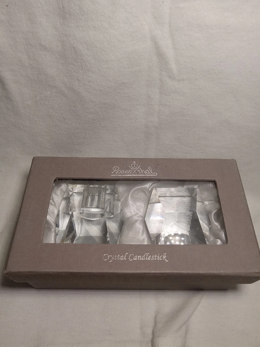 Rosenthal Crystal Candlestick Set
