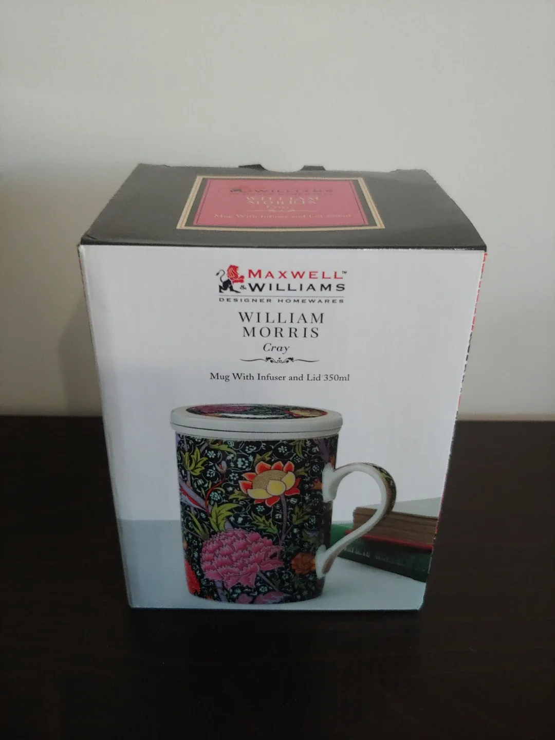 New Maxwell & Williams William Morris Mug with Infuser