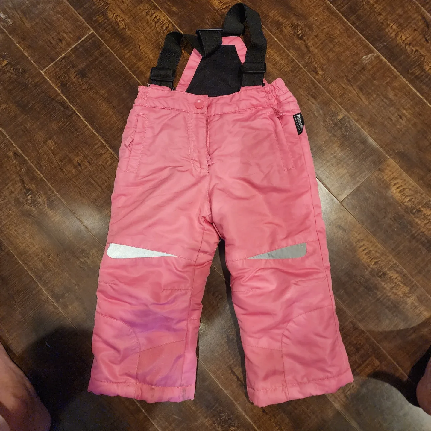 Pink Thinsulate Snow Pants