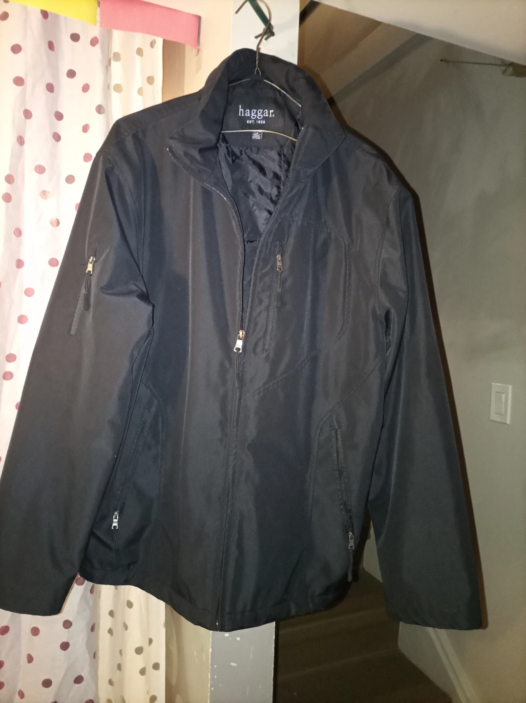 Haggar Black Jacket, Size L
