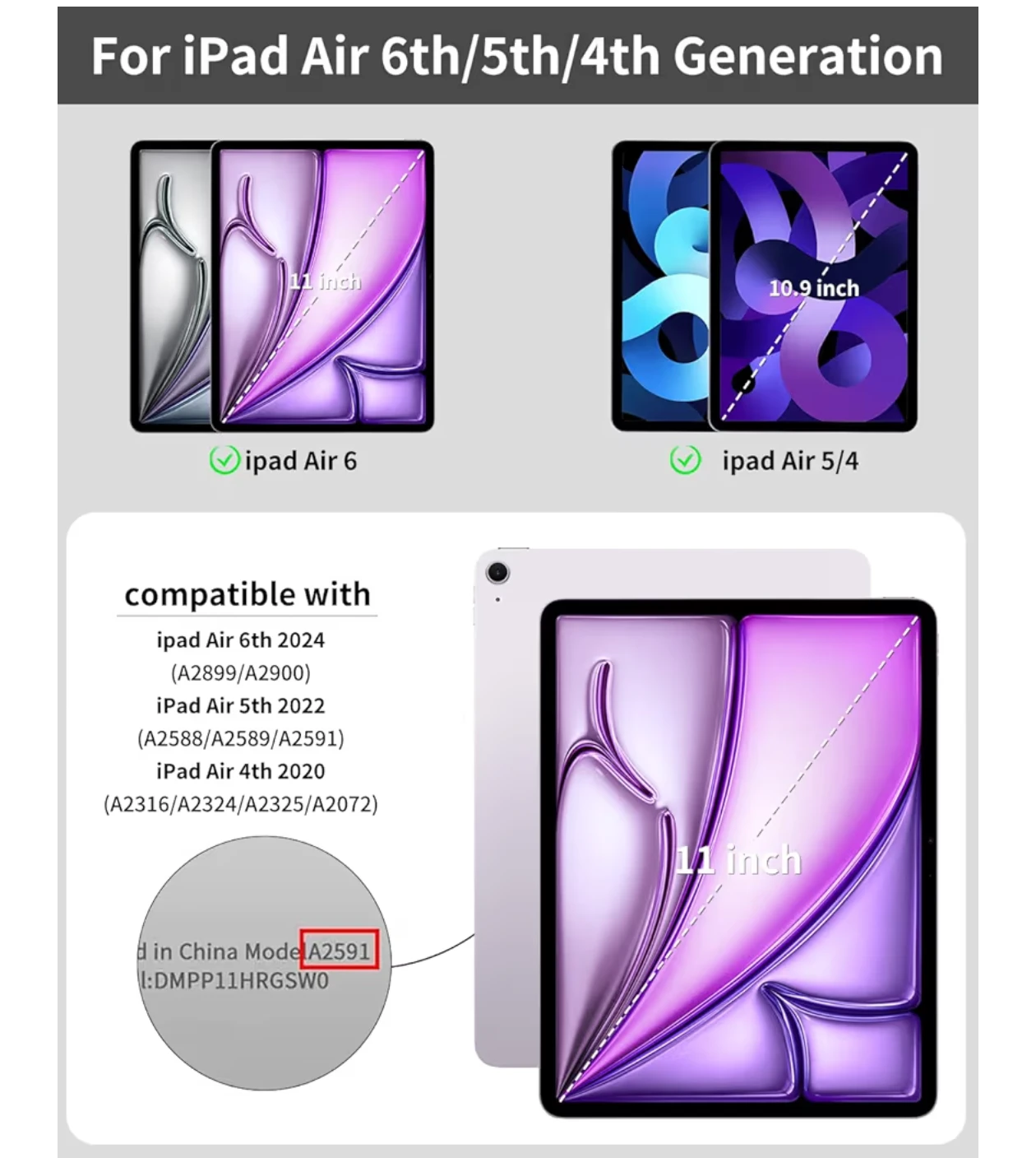 iPad Air 6th/5th/4th Gen Case - photo 2