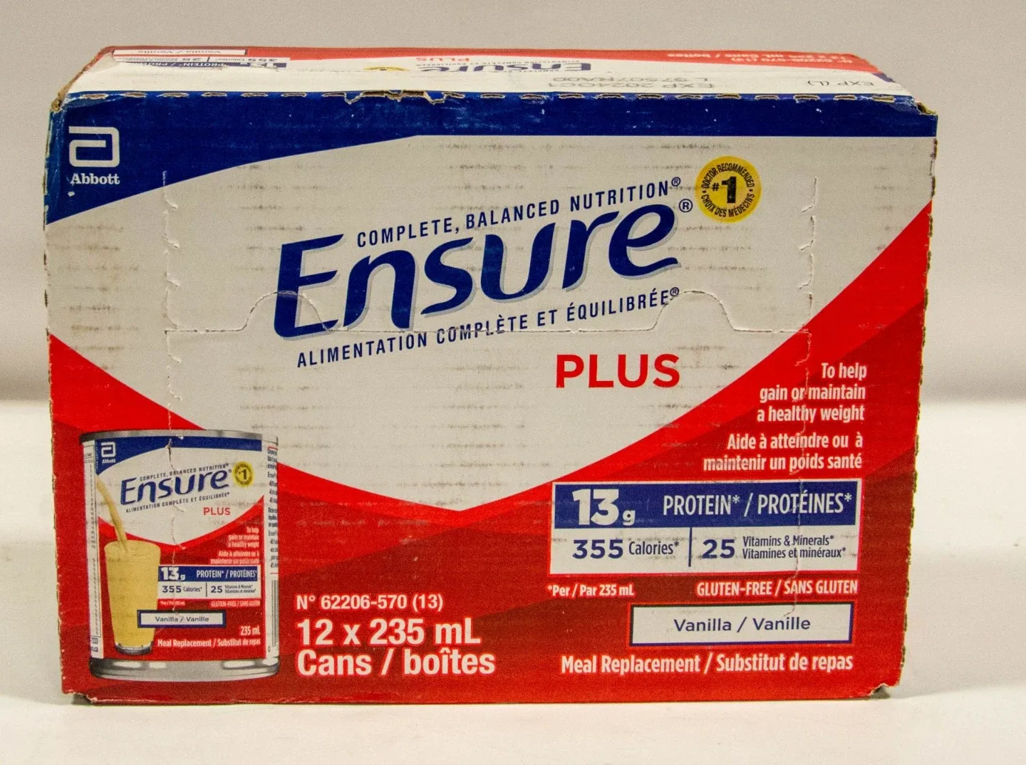 Ensure Plus Vanilla 12 x 235 mL
