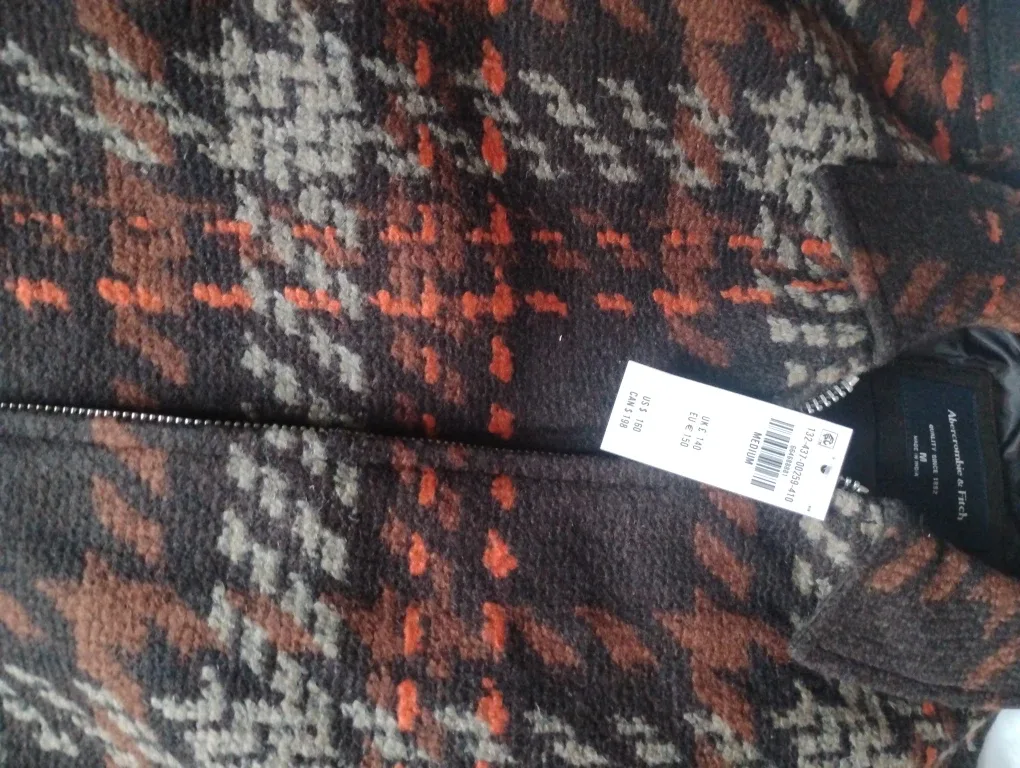 Abercrombie & Fitch Plaid Jacket - Medium