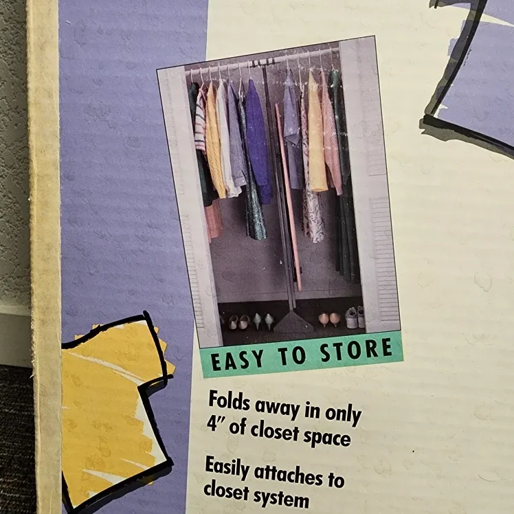 CLOSET FOLDAWAY IRONING BOARD - BRAND NEW image indicator(5)