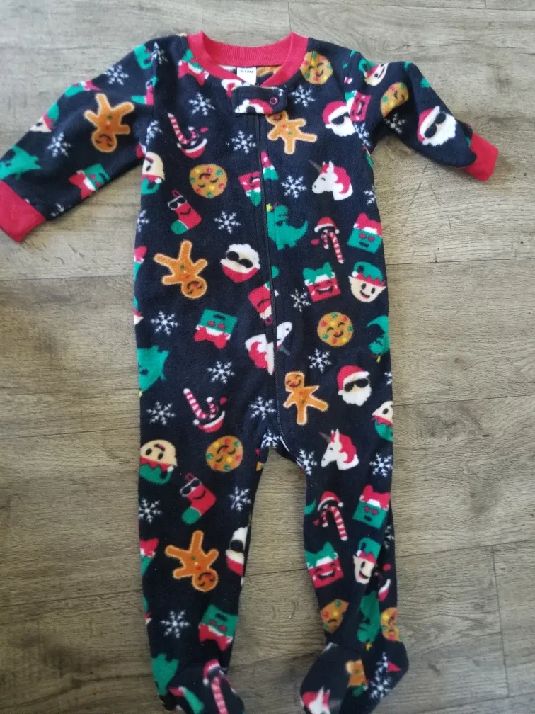 George Baby Holiday Fleece Sleeper 6-12M