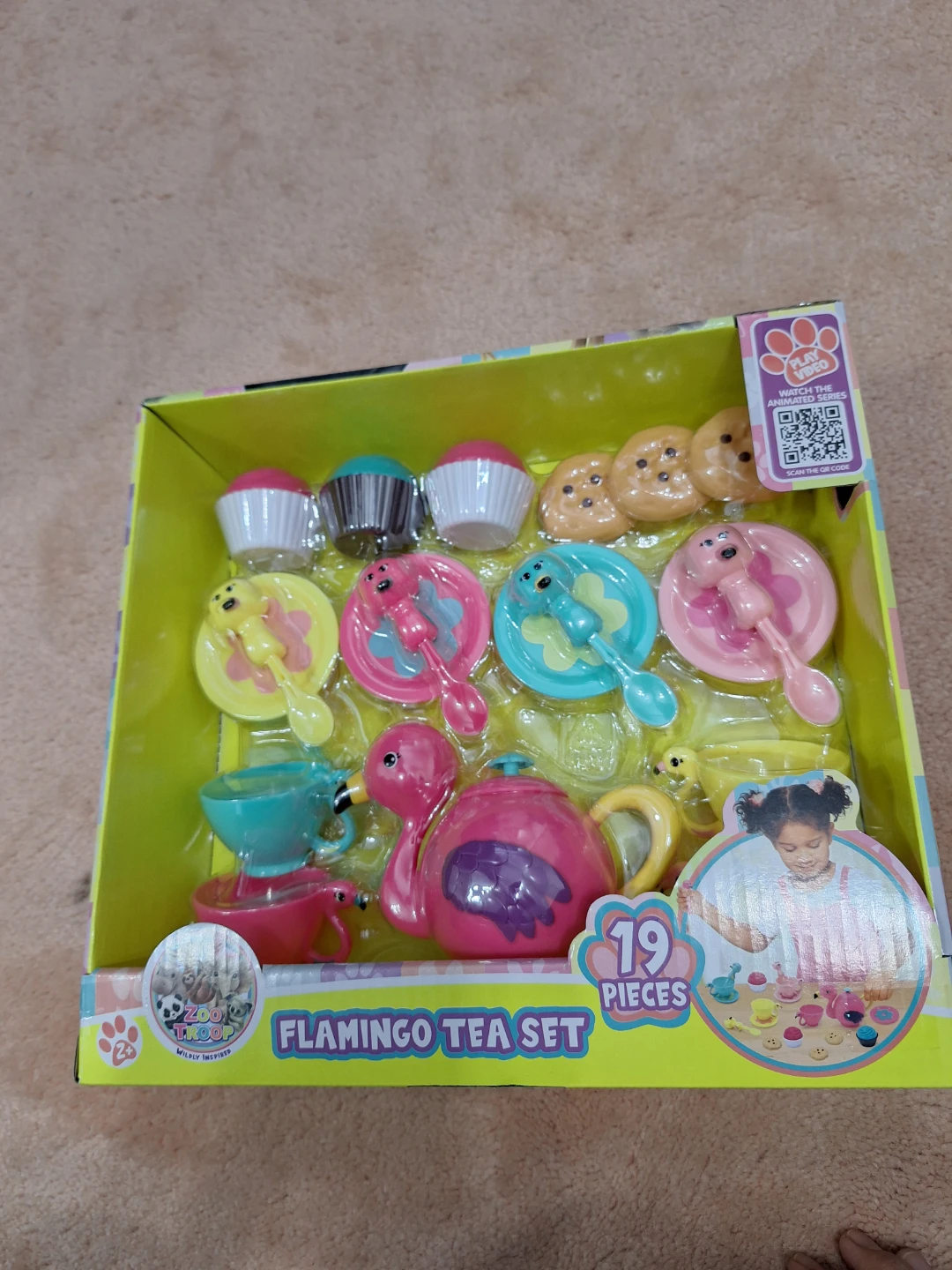 Flamingo Tea Set - 19 Pieces - photo 3