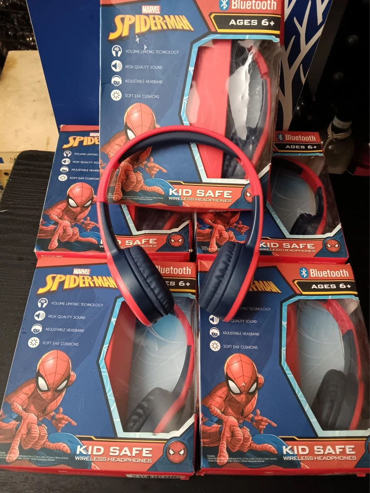 Marvel Spiderman Bluetooth kids Headphones (EACH)