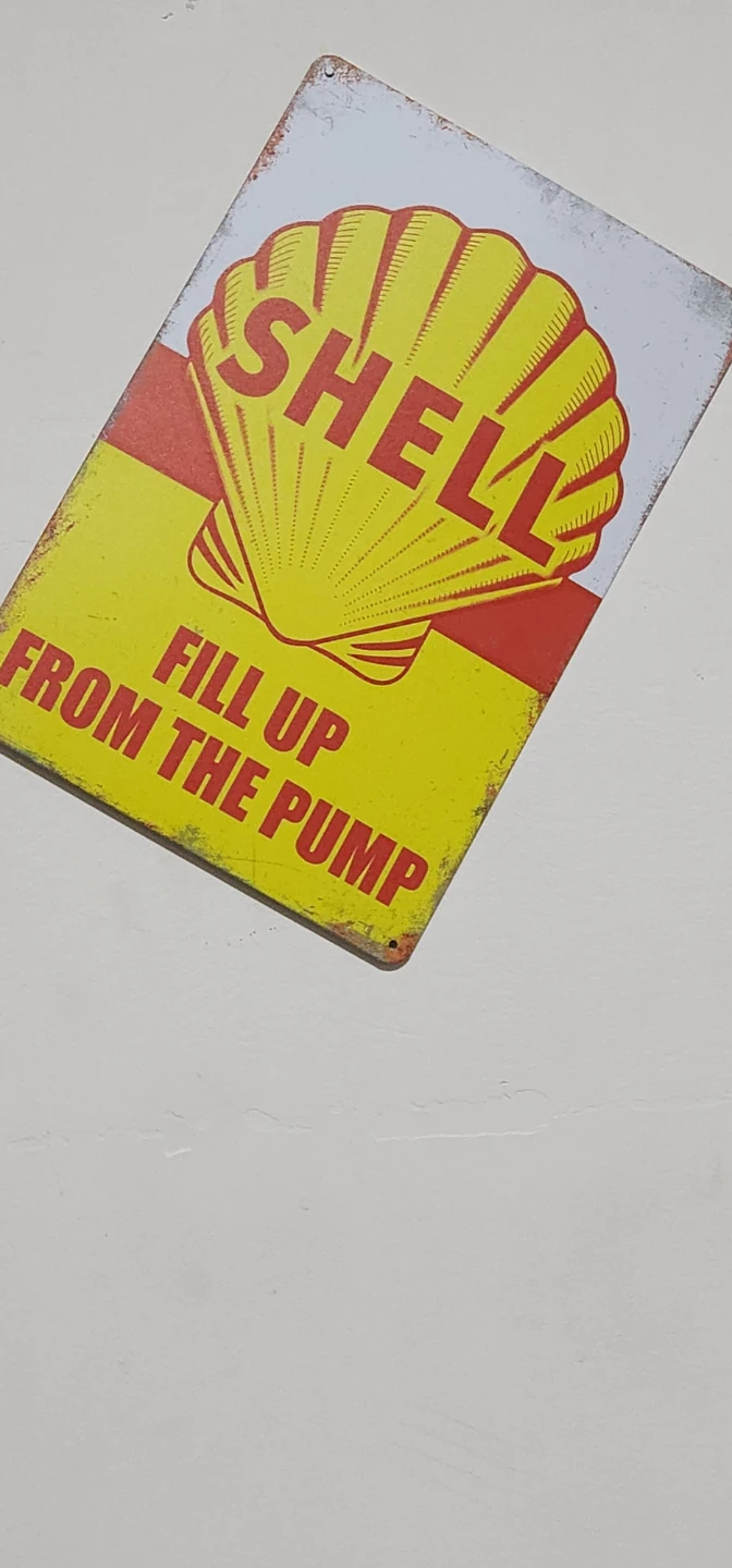 Shell Metal Sign - photo 2