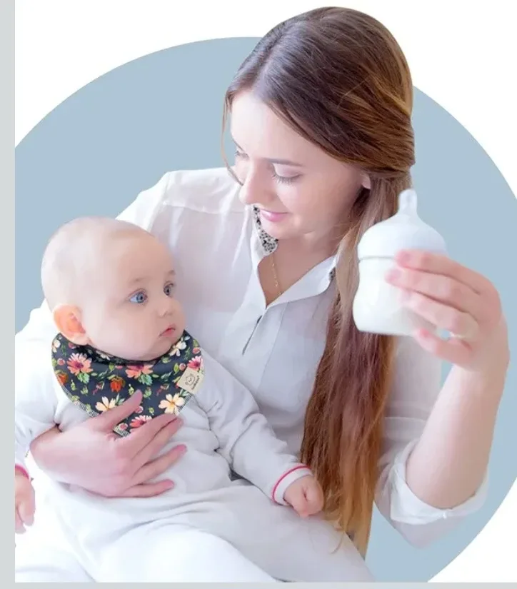 10-Pack Organic Baby Bandana Bibs - Organic Cotton Bandana ... image indicator(4)