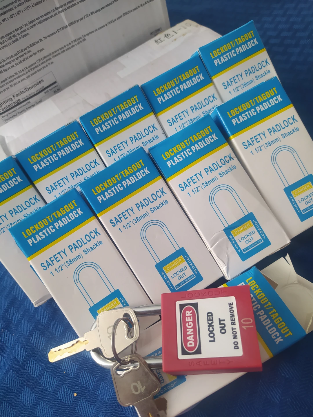 LOT Lockout Tagout Safety Padlock