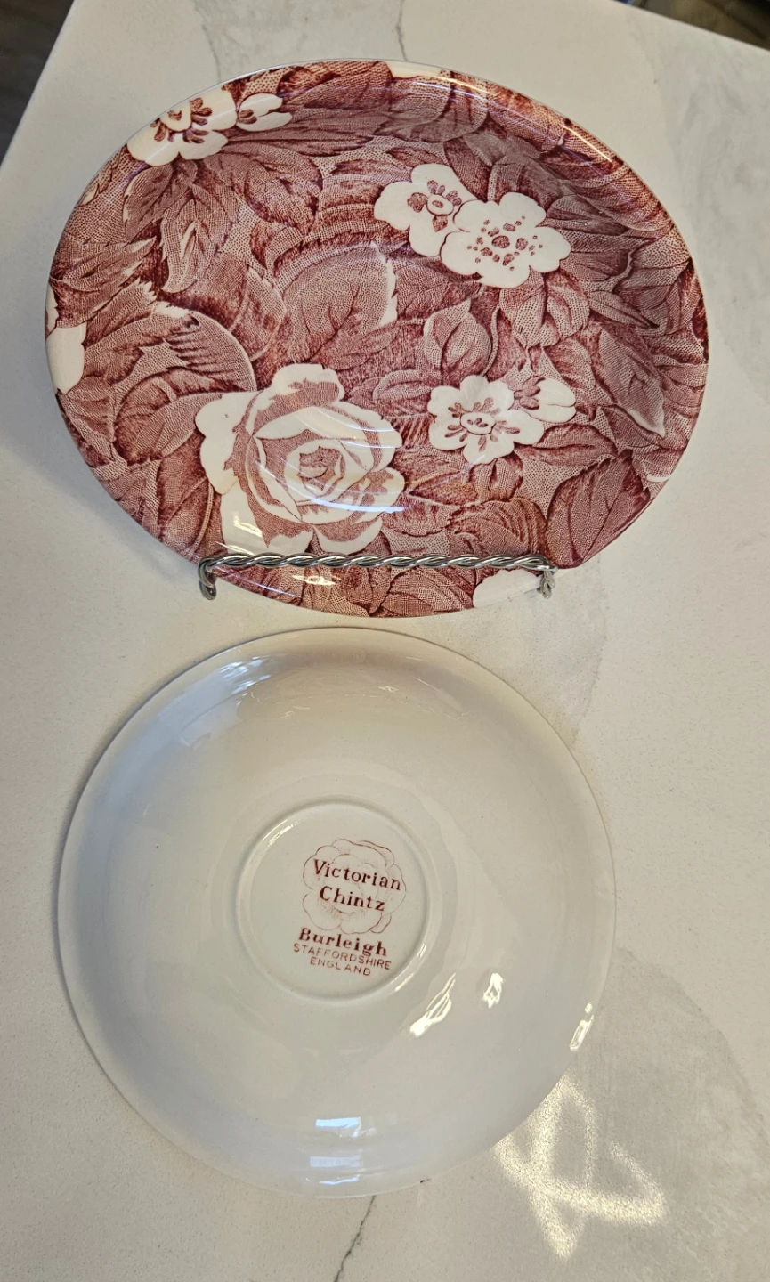 Burleigh Victorian Chintz Plates - photo 2