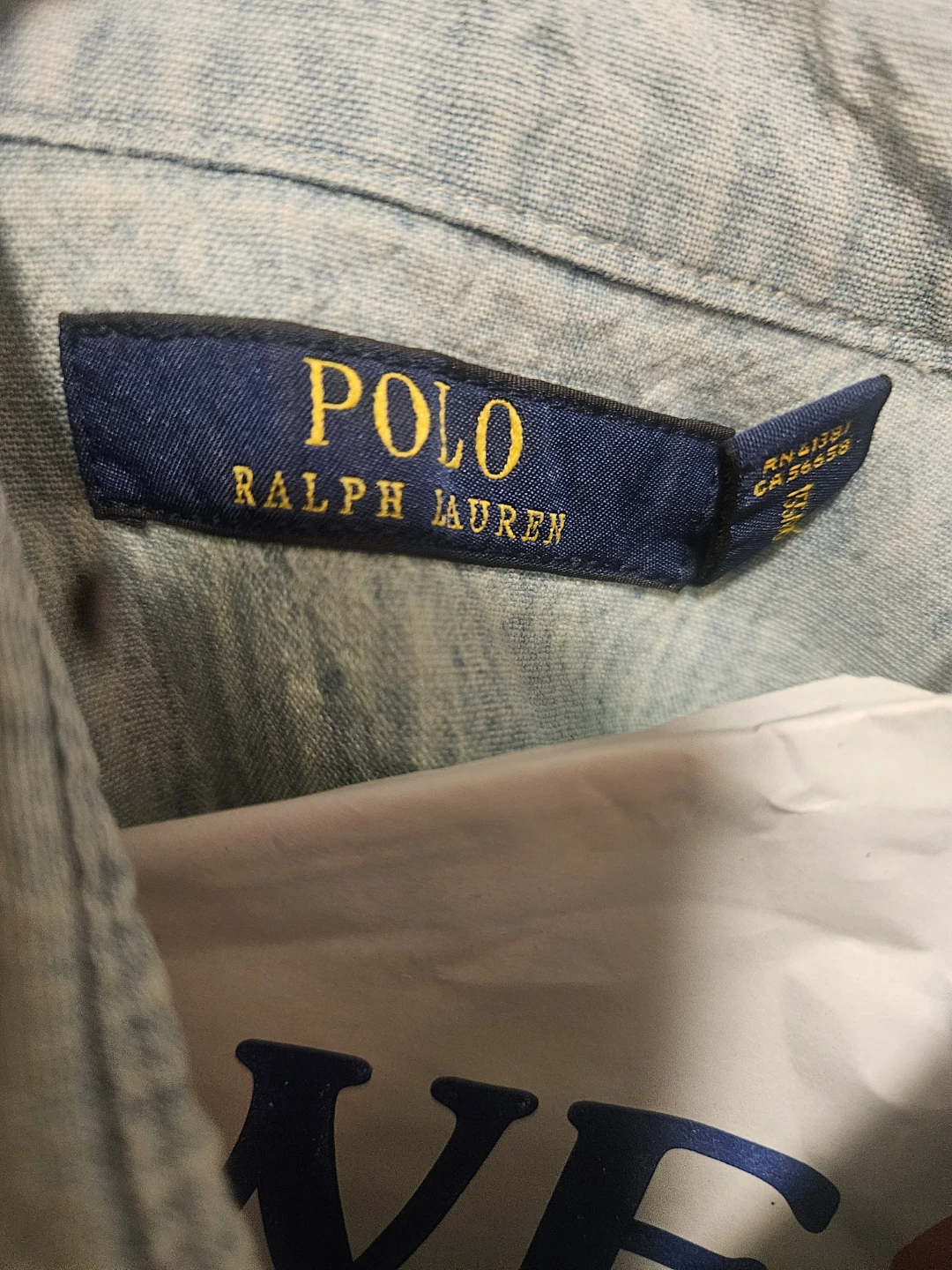Polo Ralph Lauren American Flag Denim Shirt - photo 2