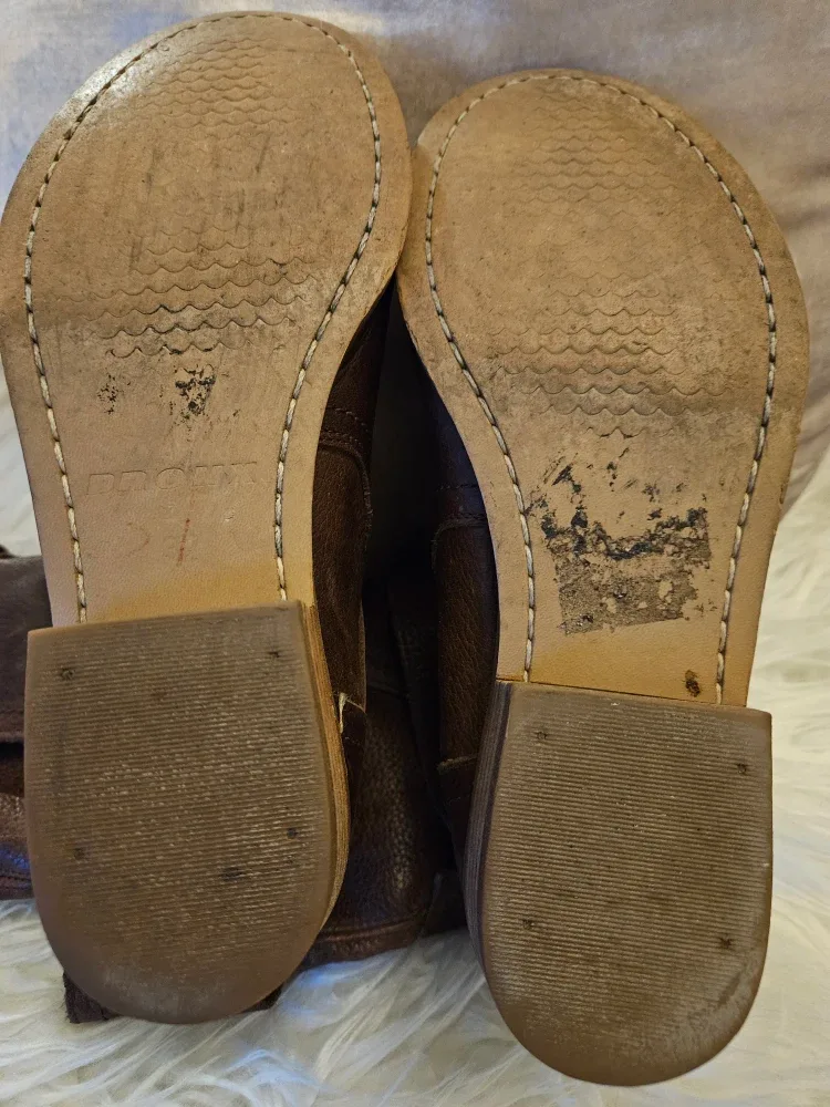 Bronx Brown Leather Mid-Calf Buckle Boots image indicator(7)