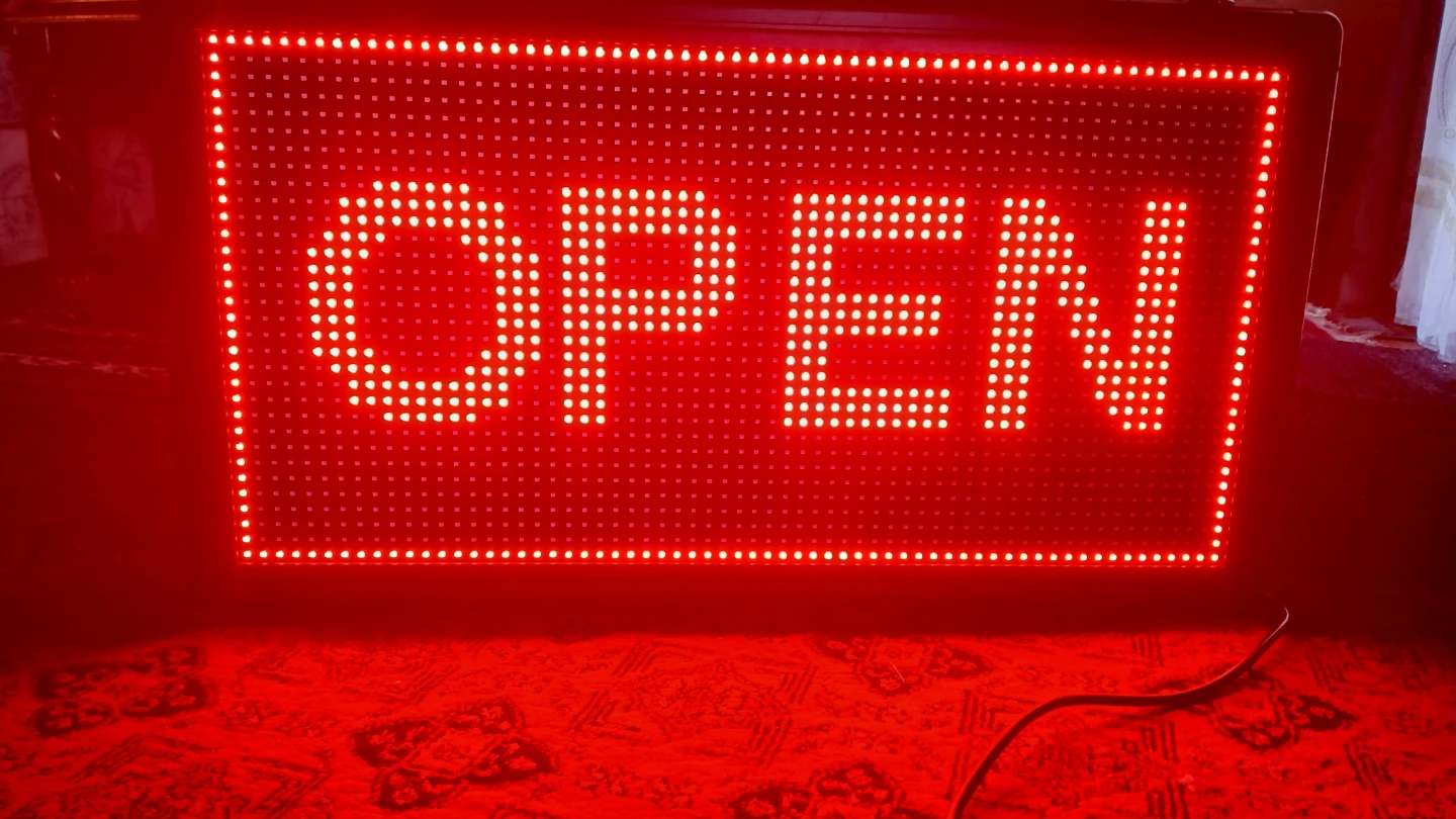 LED Open Sign - Bright Red - photo 3