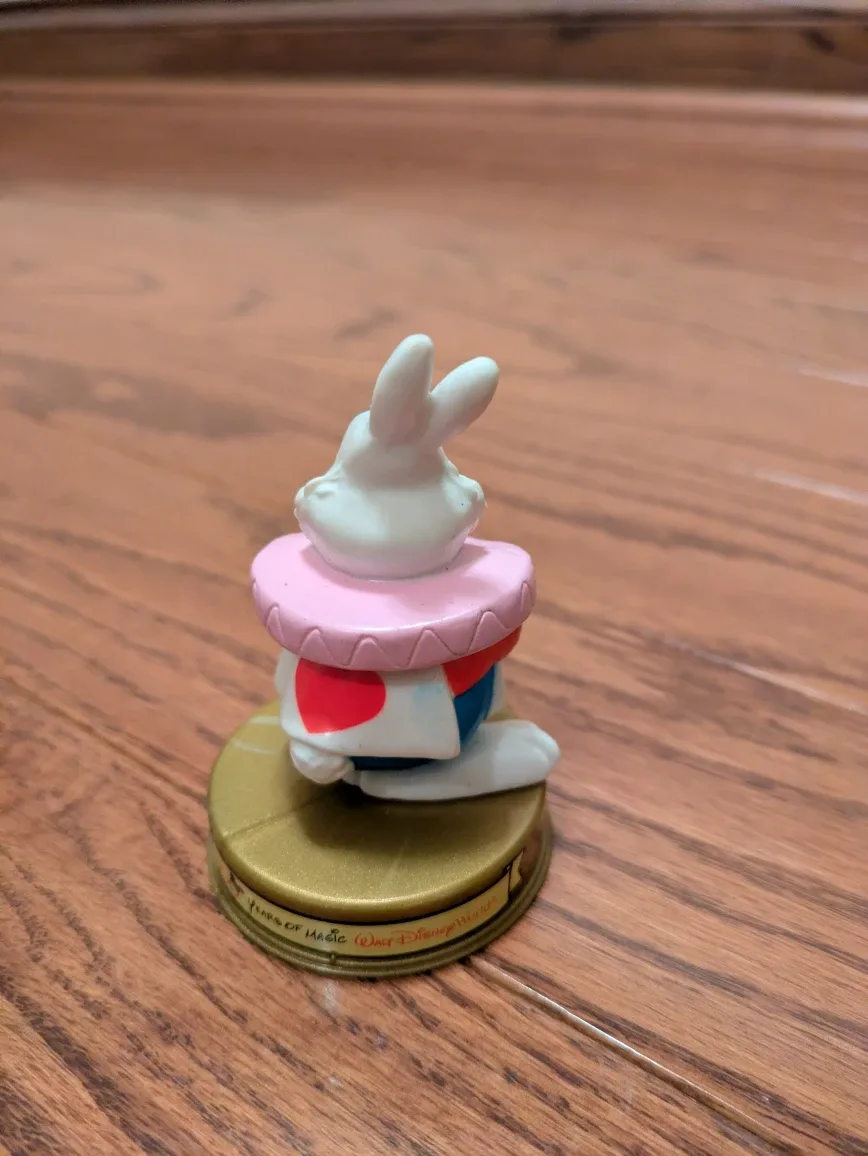 Disney White Rabbit Figurine #cleanout image indicator(3)