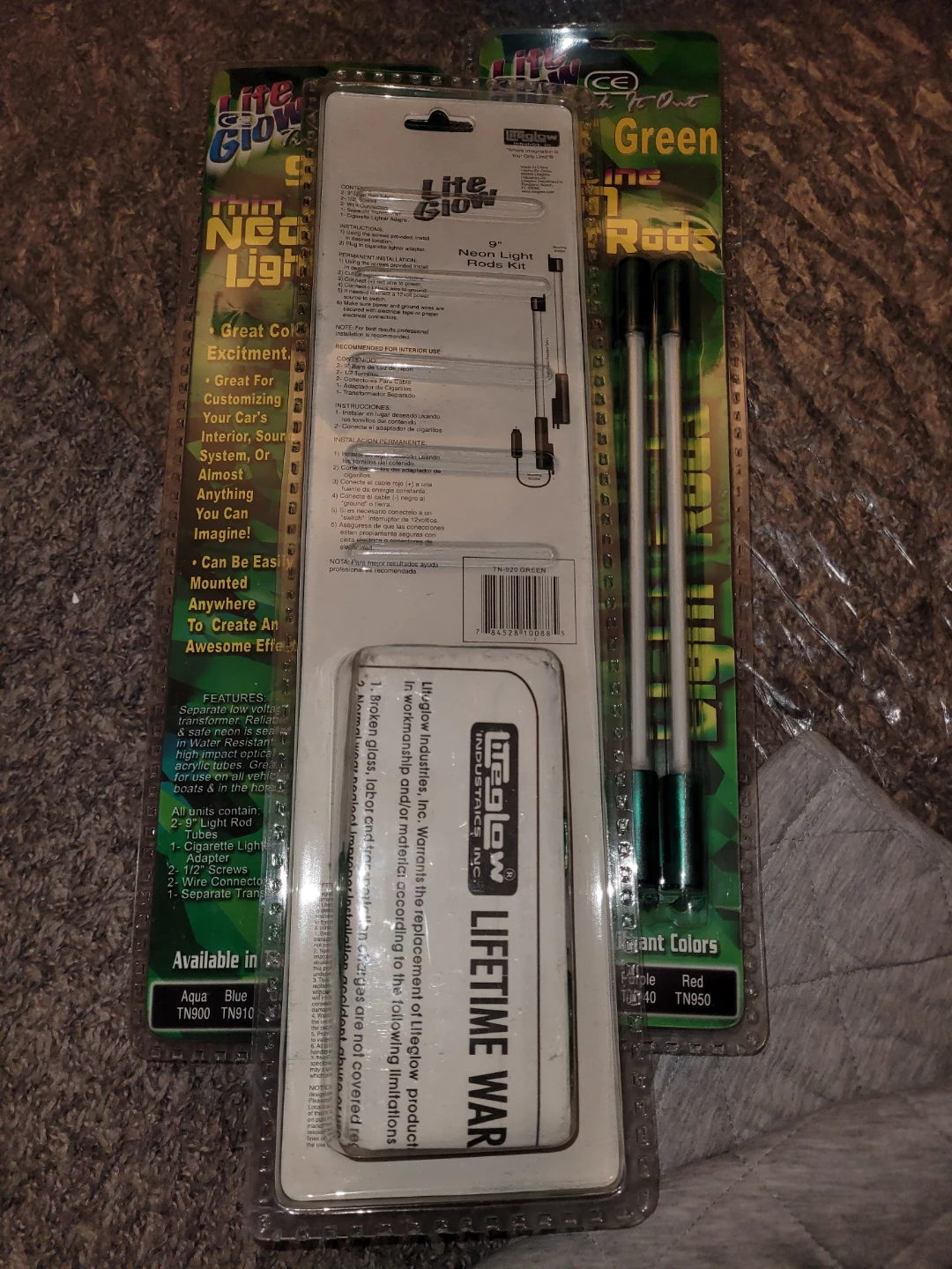 Lite Glow 9" Green Neon Light Rods - photo 3