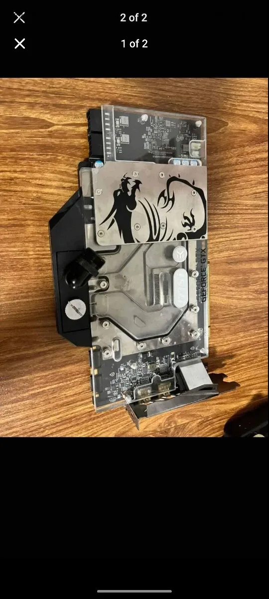 #cleanout MSI Sea Hawk  GTX 1080 TI Graphics Card water block