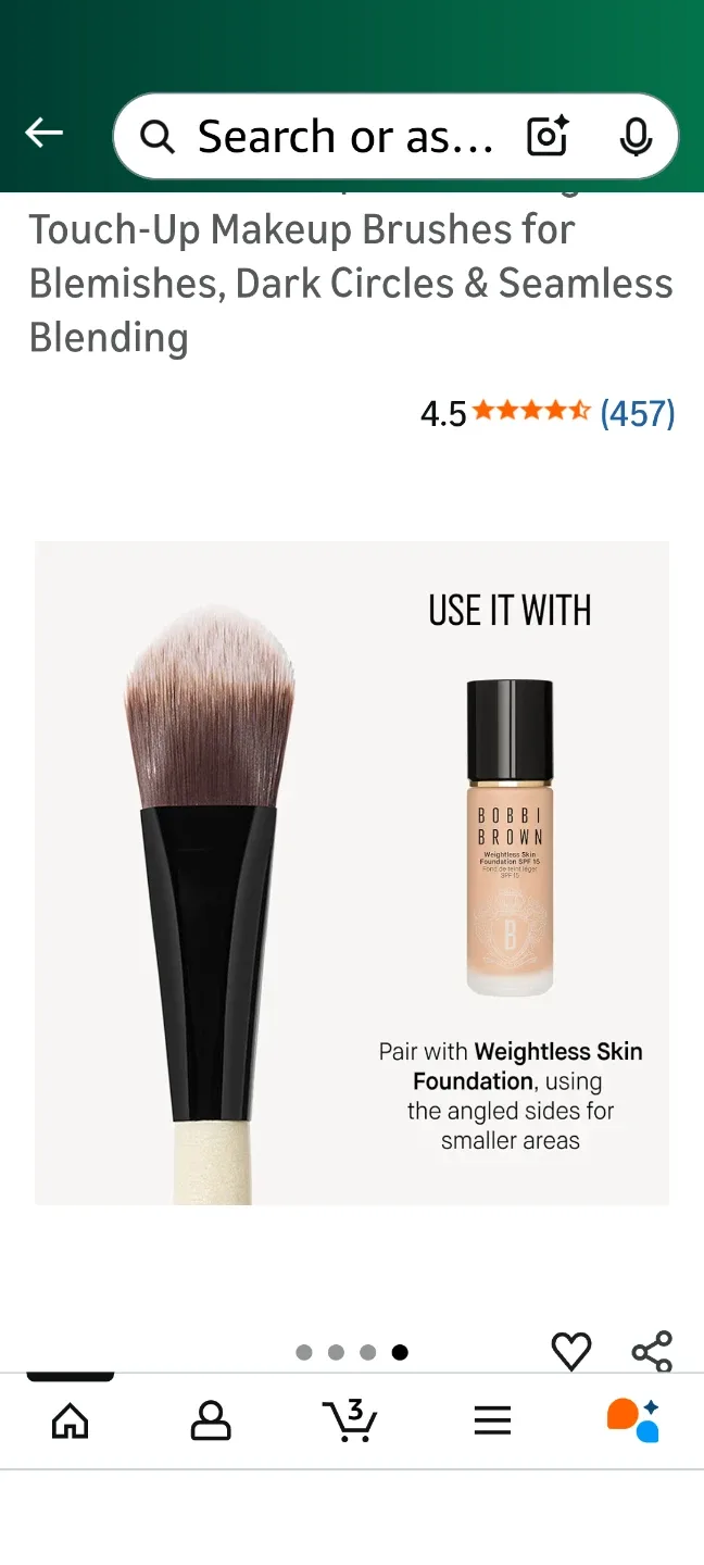 Bobbi Brown Foundation Brush - Makeup Brush image indicator(4)