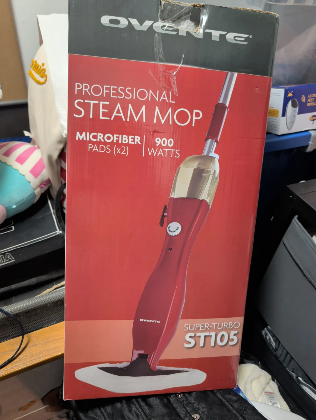 Ovente ST105R Super-Turbo Professional Steam Mop - photo 2