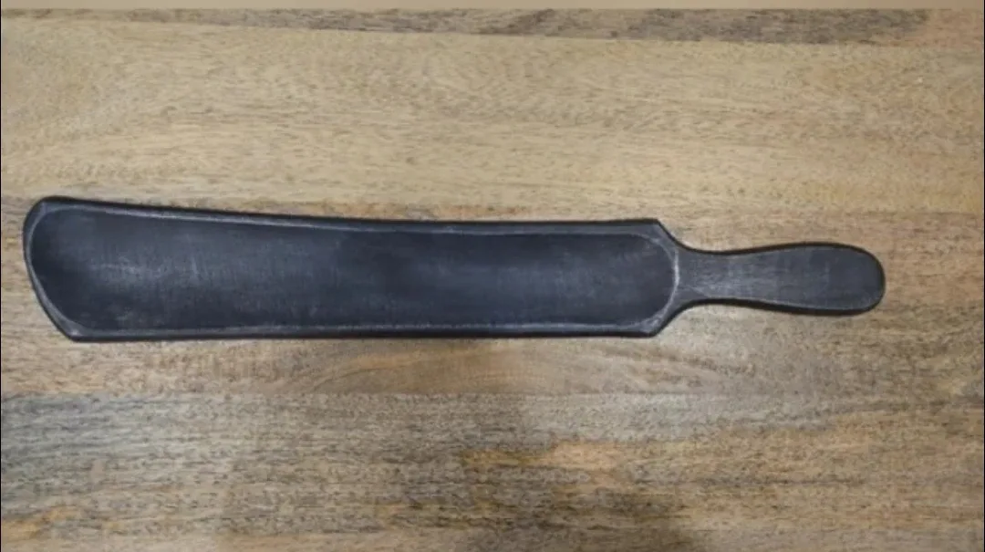 Indaba Long Skinny Black Wooden Tray