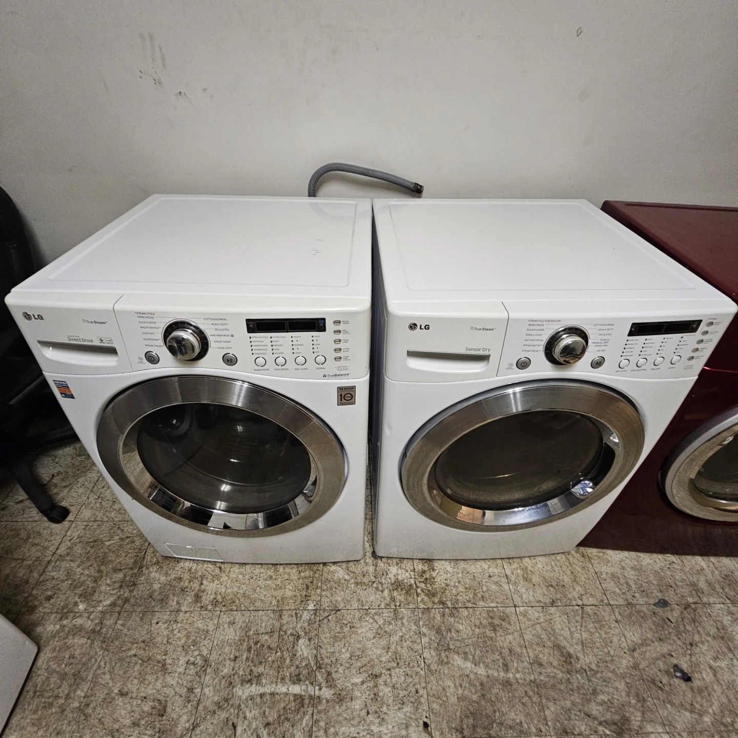 LG Washer and Dryer Set - White - photo 2