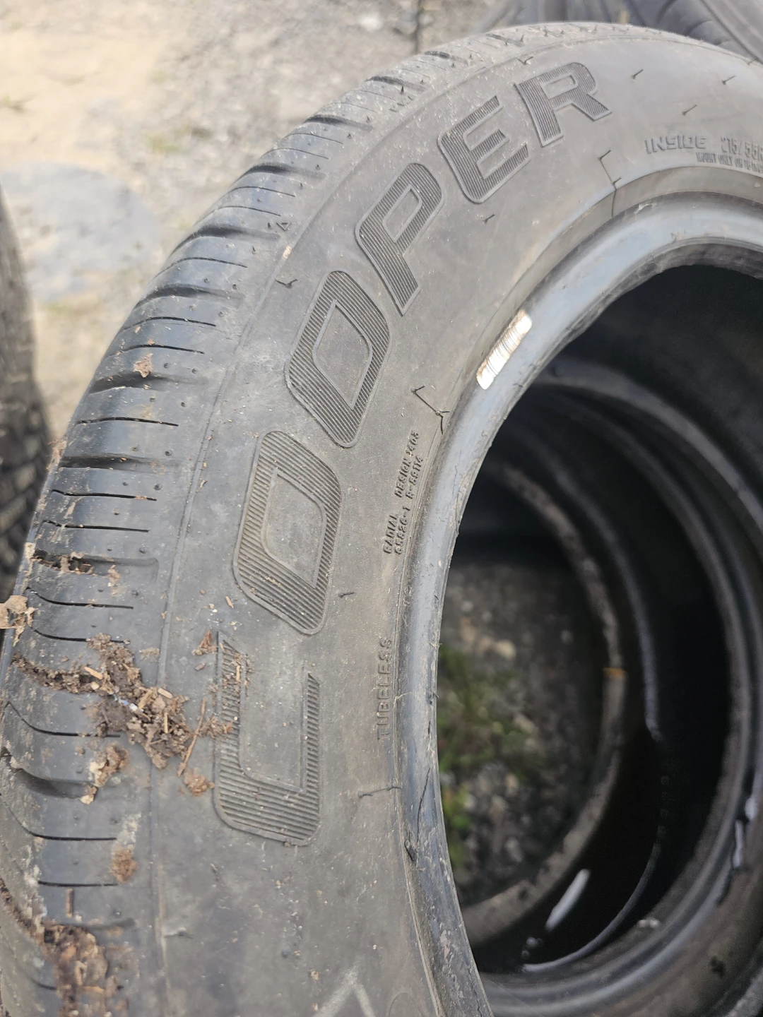2X215/55/R16 copper all season tires only 2