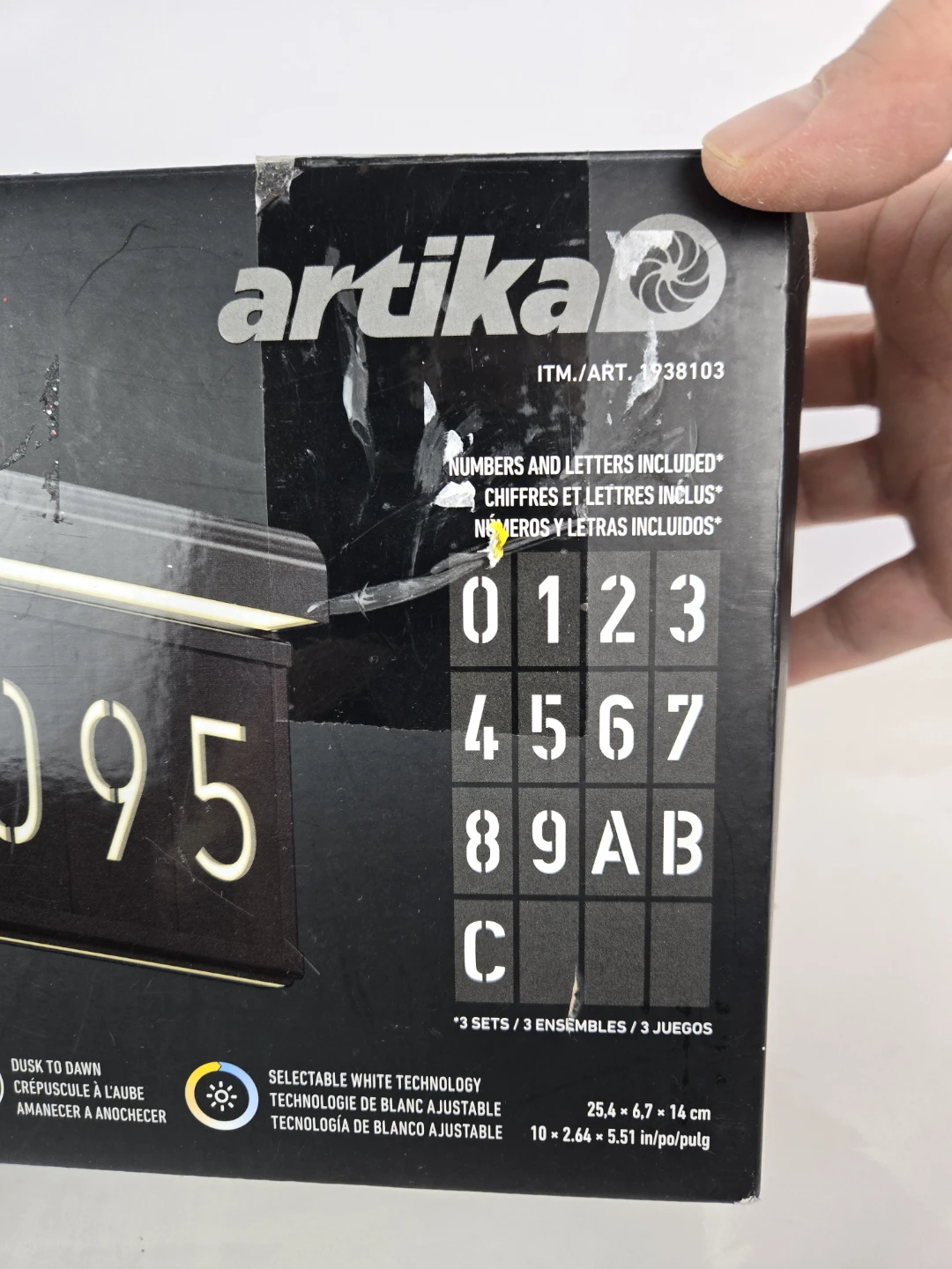 ARTIKA LED ADDRESS WALL LIGHT BOWEN - photo 3